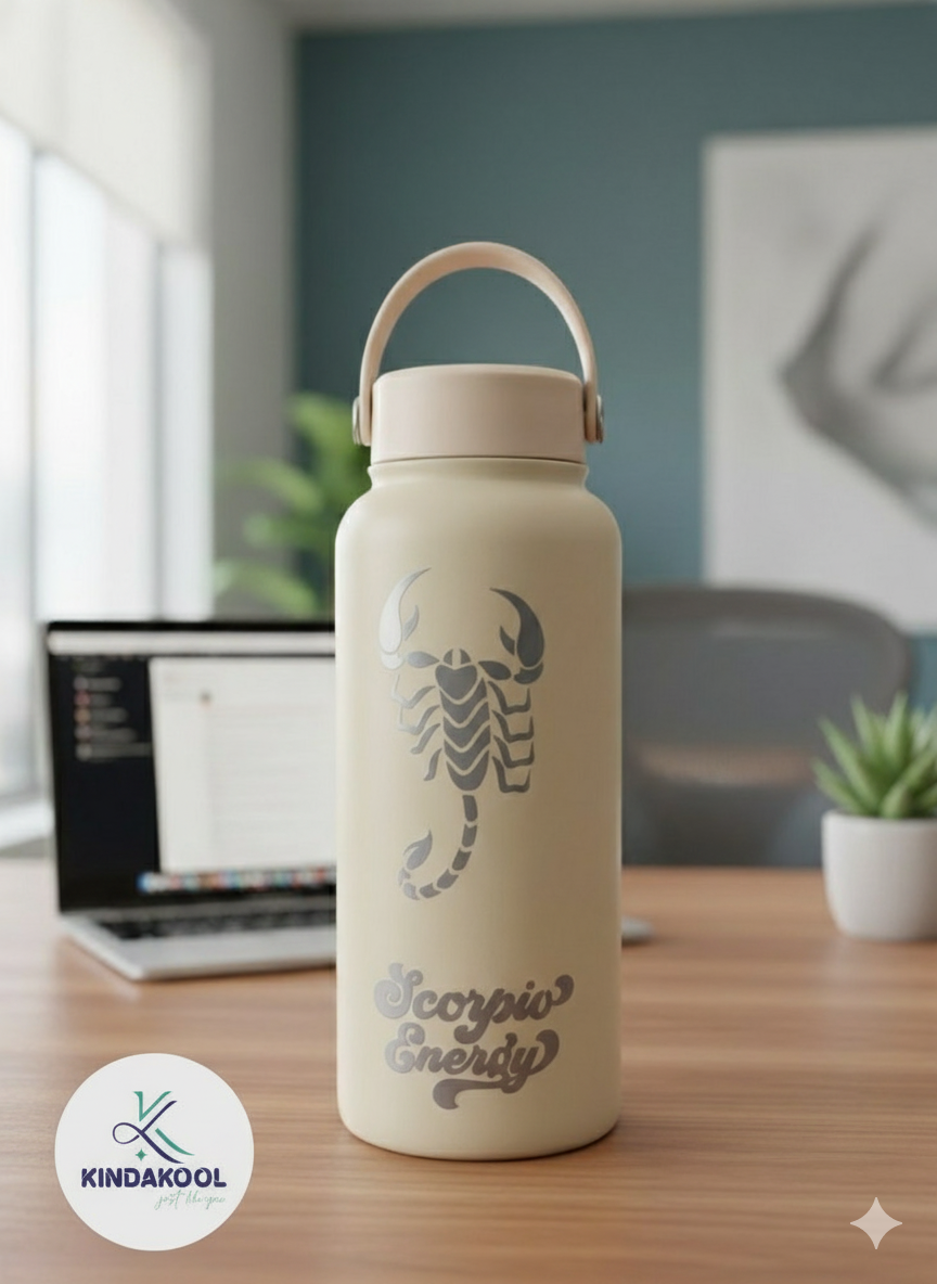 KK Frosted Drink Bottle Double Walled 1L