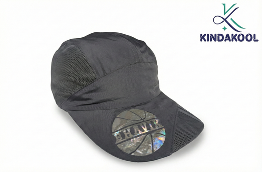 Kindakool Performance Mesh Sports Cap – Customized (Charcoal Grey)