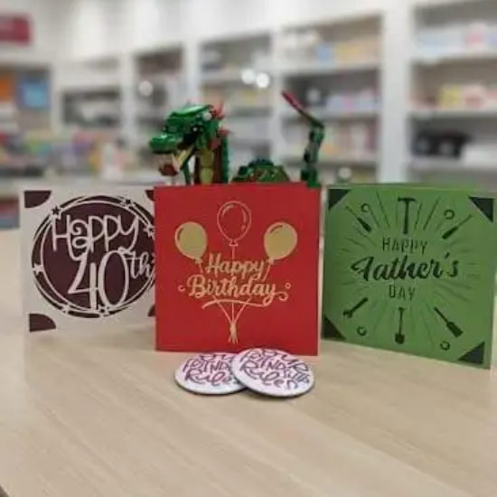 Cards/buttons