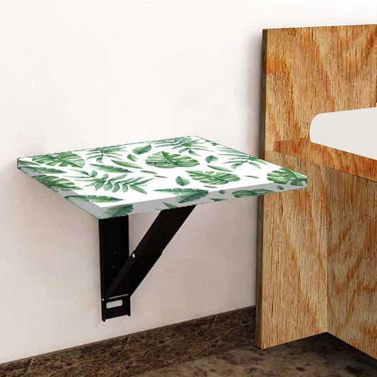 Folding Side Table for Bedroom - Leaves with Drops