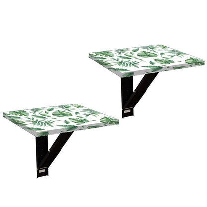 Folding Side Table for Bedroom - Leaves with Drops