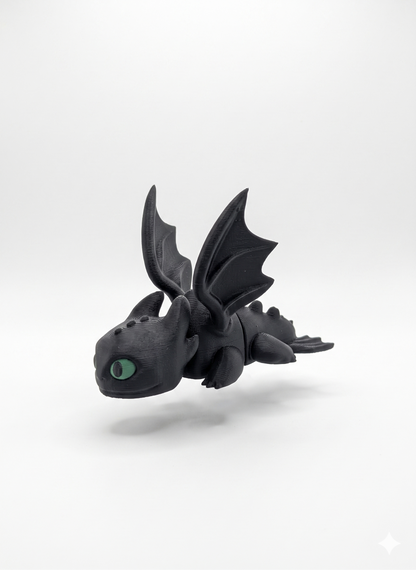 Glimmer the Dragon – Articulated 3D Printed Fantasy Figurine
