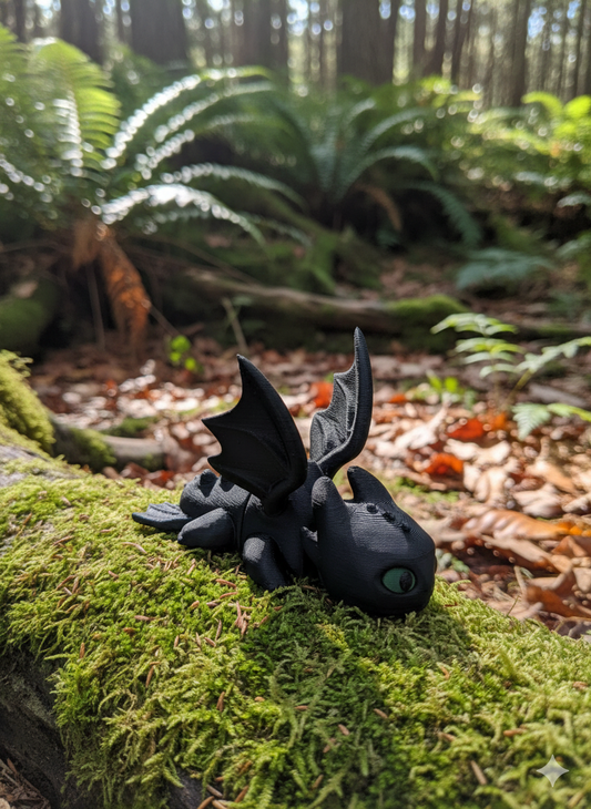 Glimmer the Dragon – Articulated 3D Printed Fantasy Figurine