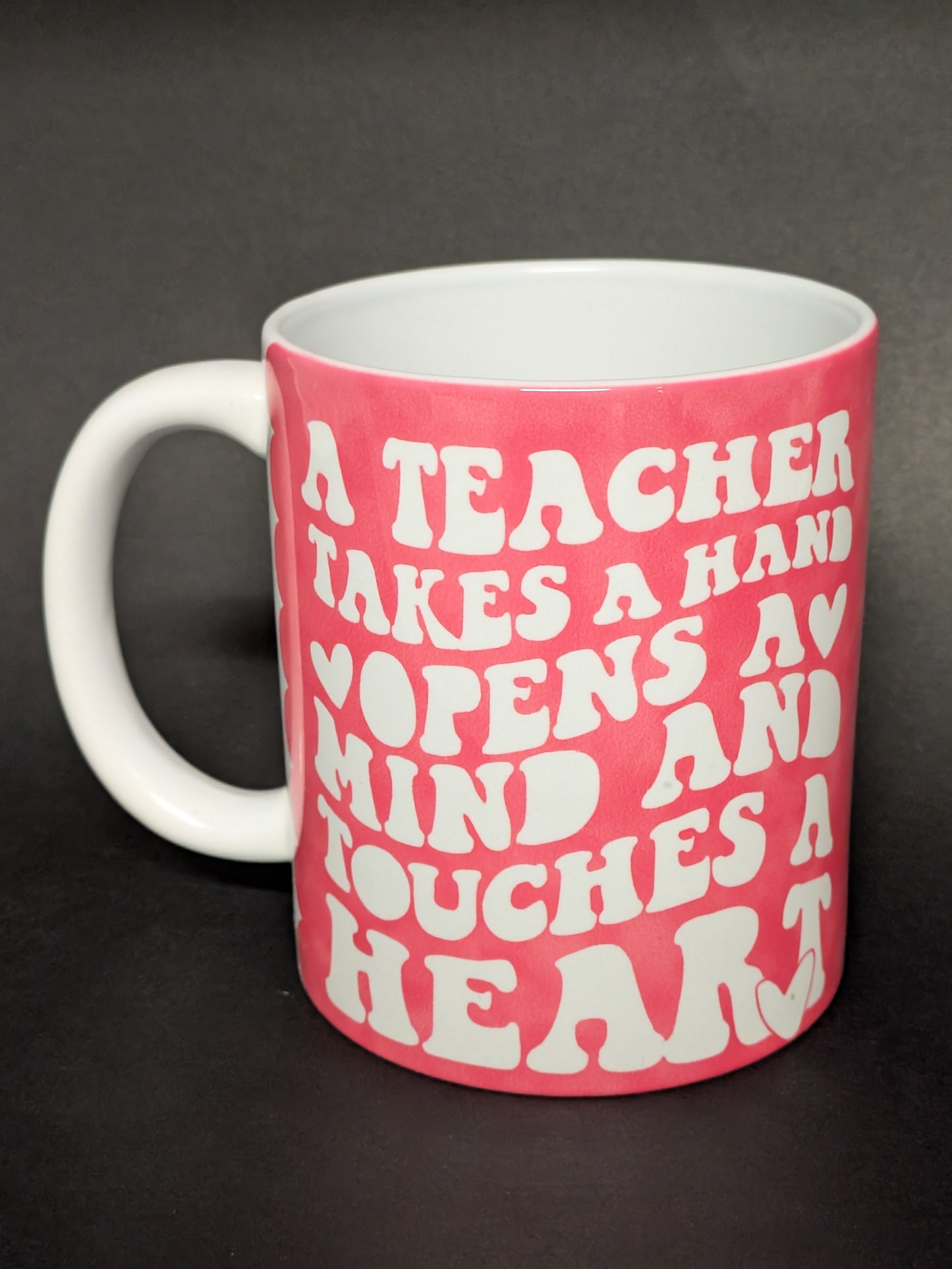 Teacher Thank you Mug 11 Oz- Open a Mind Predesigned