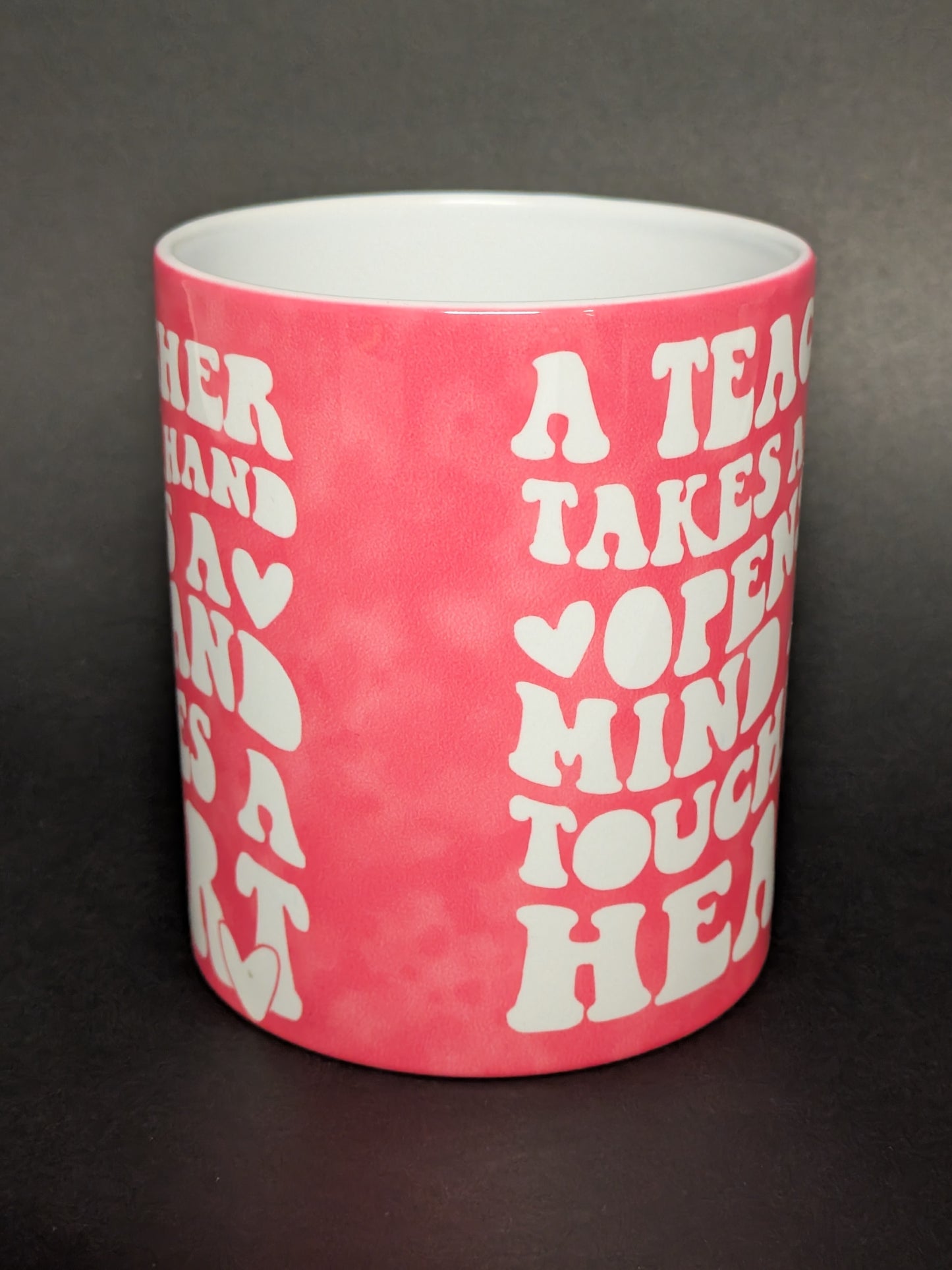 Teacher Thank you Mug 11 Oz- Open a Mind Predesigned