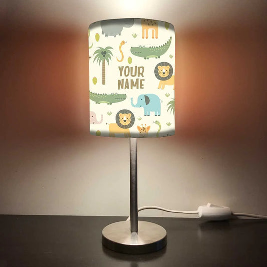 Personalized Kids Bedside Night Lamp-Animals