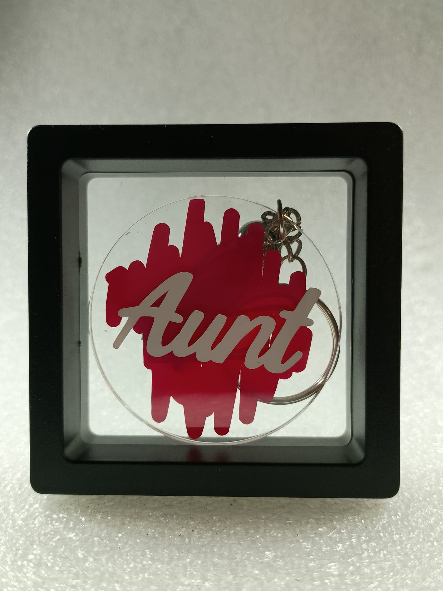 Personalised Aunt Key Ring
