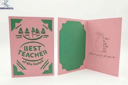 Best Teacher of the Bunch Card