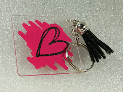 Customised Nickname Acrylic Key Ring